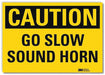 Reflective Lift Truck Label 10inx14in