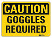 Caution Sign 10 inx14 in Plastic