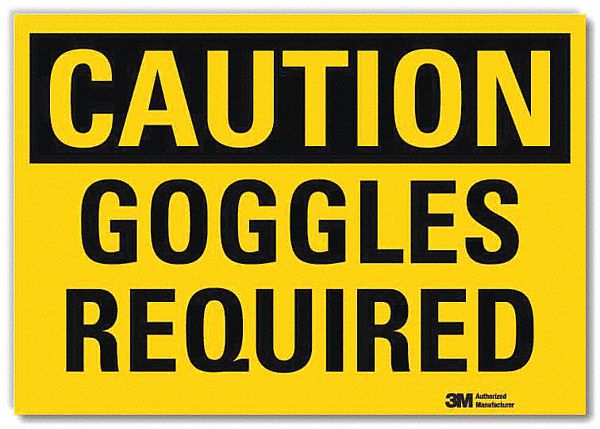 Caution Sign 7inx10in Reflctv Sheeting