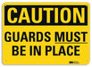 Caution Sign 7 inx10 in Plastic