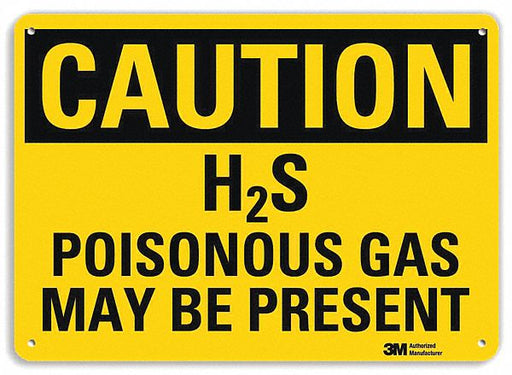 Safety Sign 7 in x 10 in Aluminum