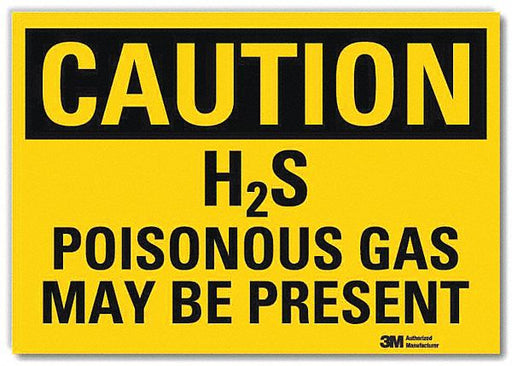 Caution Sign 5 in x 7 in Rflct Sheeting