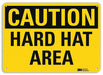 Caution Sign 10 in x 14 in Plastic