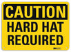Caution Sign 7 inx10 in Plastic