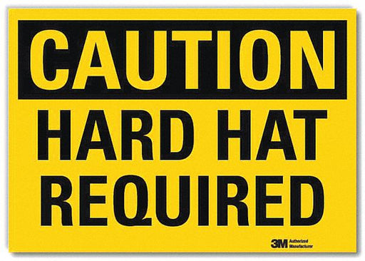 Caution Sign 5inx7in Reflective Sheeting