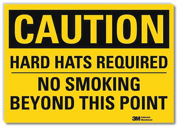Caution Sign 10in x 14in Rflct Sheeting