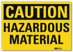 Caution Sign 5inx7in Reflective Sheeting