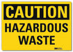 Caution Sign 5inx7in Reflective Sheeting