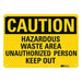 Caution Sign 7 in x 10 in Aluminum