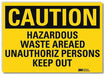 Caution Sign 7inx10in Reflctv Sheeting
