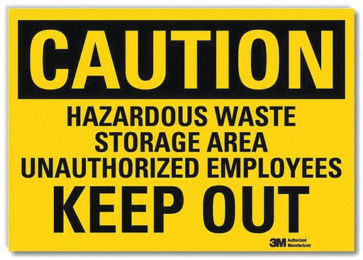 Caution Sign 10in x 14in Rflct Sheeting