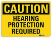 Caution Sign 10 inx14 in Aluminum