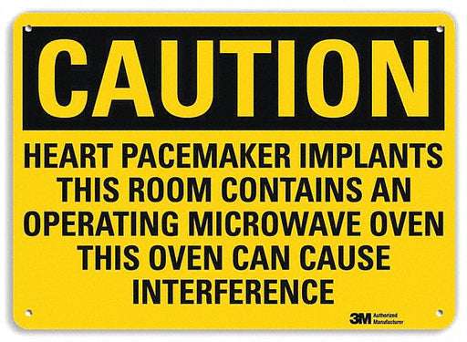 Caution Sign 7 inx10 in Plastic
