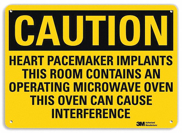 Caution Sign 7 inx10 in Plastic