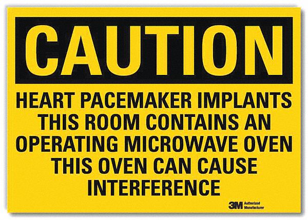 Caution Sign 5 in x 7 in Rflct Sheeting