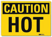 Caution Sign 7inx10in Reflctv Sheeting