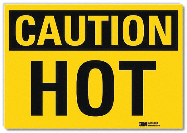 Caution Sign 7inx10in Reflctv Sheeting