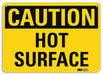 Caution Sign 7 inx10 in Plastic