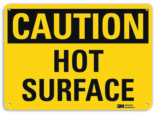 Caution Sign 7 inx10 in Plastic