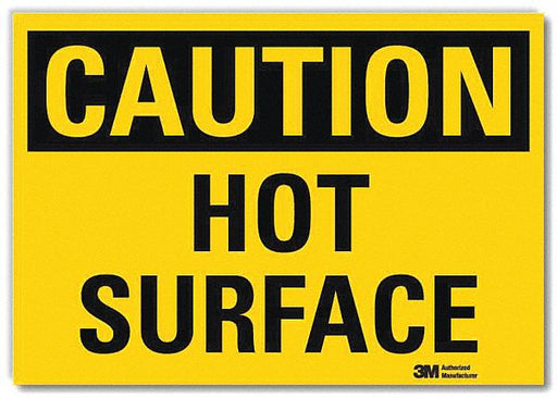 Caution Sign 7inx10in Reflctv Sheeting