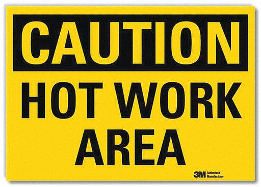 Caution Sign 7inx10in Reflctv Sheeting