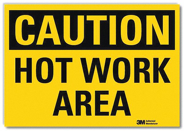Caution Sign 7inx10in Reflctv Sheeting