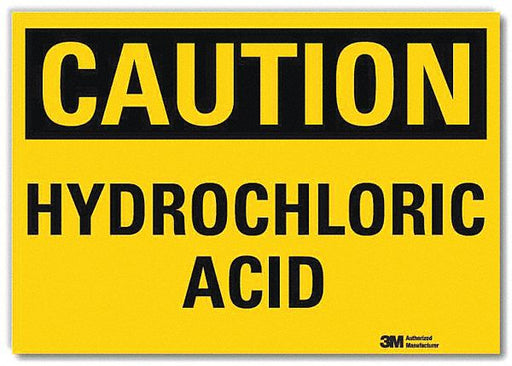 Caution Sign 5 in x 7 in Rflct Sheeting