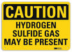 Caution Sign 10 inx14 in Aluminum