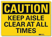 Safety Sign 7inx10in Reflective Sheeting