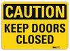 Caution Sign 10 in x 14 in Aluminum