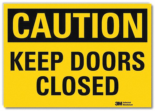 Safety Sign 5inx7in Reflective Sheeting