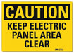Caution Sign 7inx10in Reflctv Sheeting