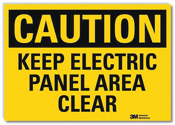 Caution Sign 7inx10in Reflctv Sheeting