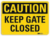 Caution Sign 10 in x 14 in Aluminum