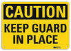 Safety Sign 7 in x 10 in Aluminum