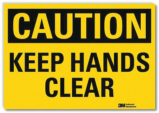 Caution Sign 7inx10in Reflctv Sheeting