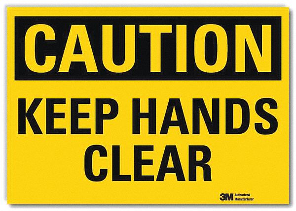 Caution Sign 7inx10in Reflctv Sheeting