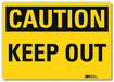 Safety Sign 7 in x 10 in Rflct Sheeting