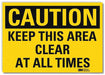 Safety Sign 5inx7in Reflective Sheeting
