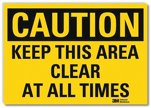 Safety Sign 10x14in Reflective Sheeting