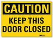 J7182 Safety Sign 7inx10in Reflective Sheeting
