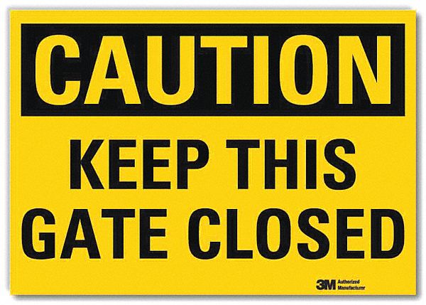 Safety Sign 5inx7in Reflective Sheeting
