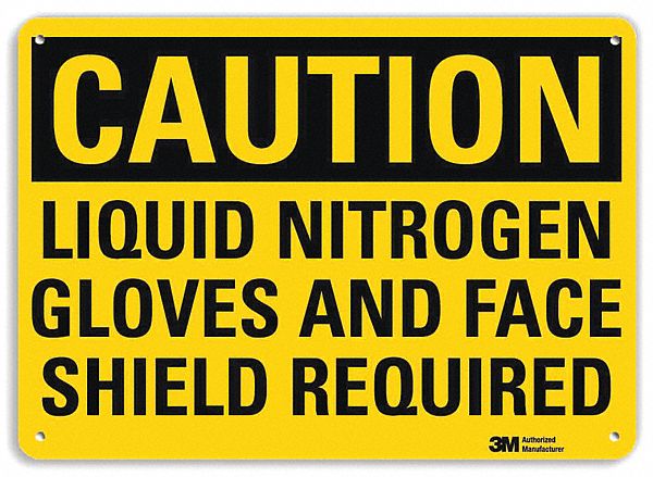 Caution Sign 10 inx14 in Plastic