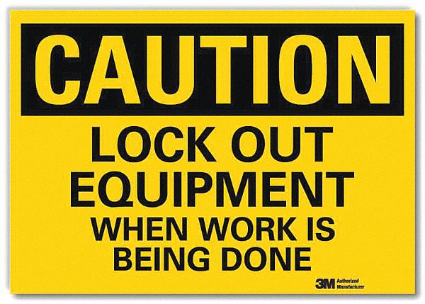 Caution Sign 5inx7in Reflective Sheeting