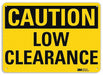 Caution Sign 10 inx14 in Plastic