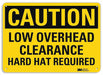Caution Sign 10 in x 14 in Plastic