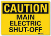 Caution Sign 10x14in Reflective Sheeting