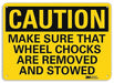 Caution Sign 10 inx14 in Aluminum