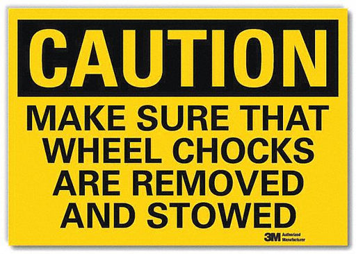 Safety Sign 5 in x 7 in Rflct Sheeting
