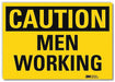 Safety Sign 7 in x 10 in Rflct Sheeting